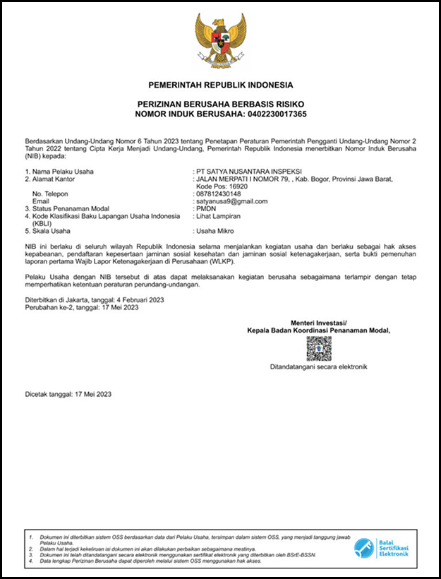 Legalitas Badan Usaha