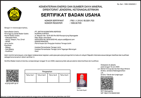 Instalasi Pemanfaatan Tenaga Listrik Tegangan Menengah